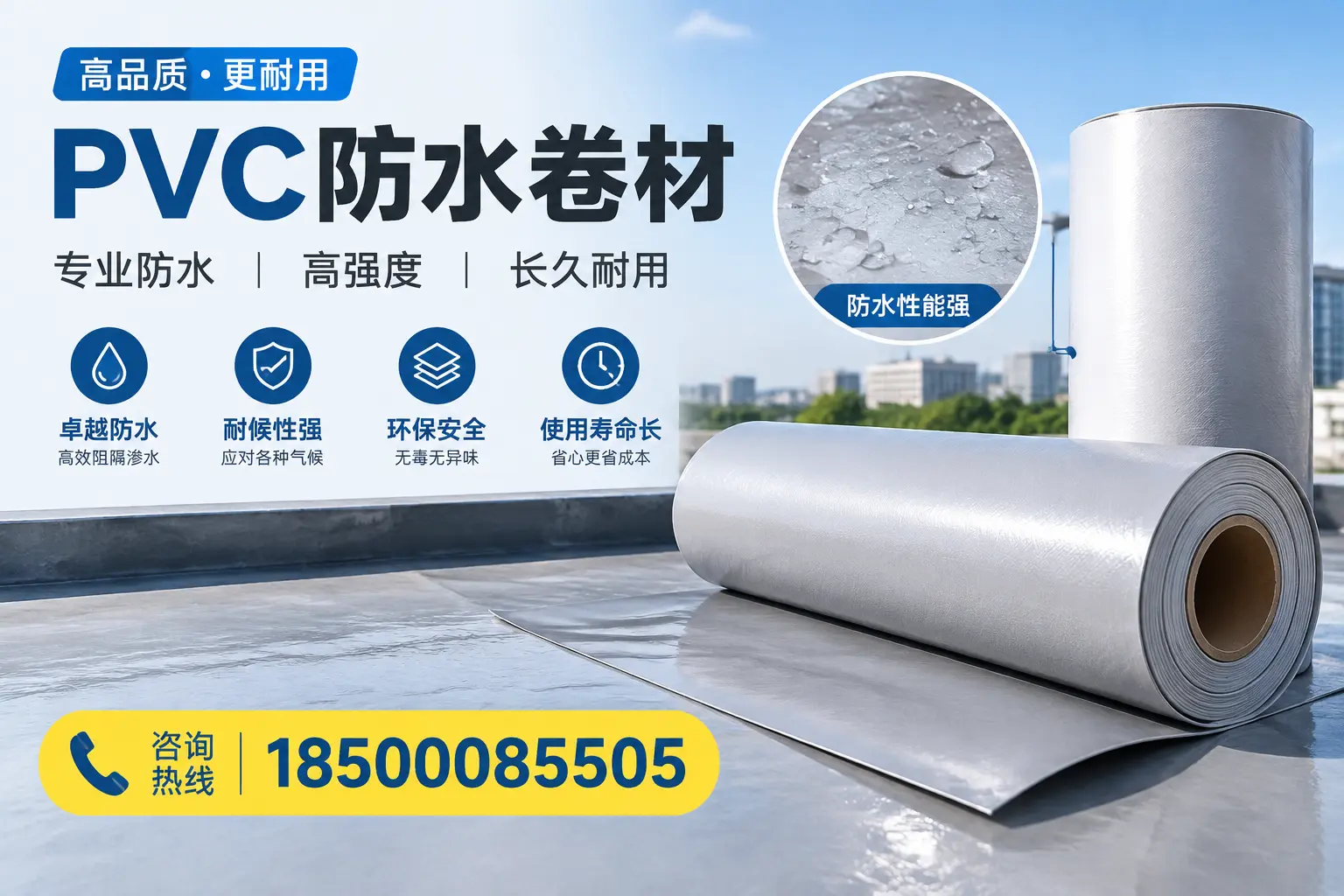PVC防水卷材的安装方法与注意事项，丽江用户必看